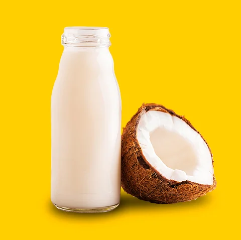 Leche de coco en botella
