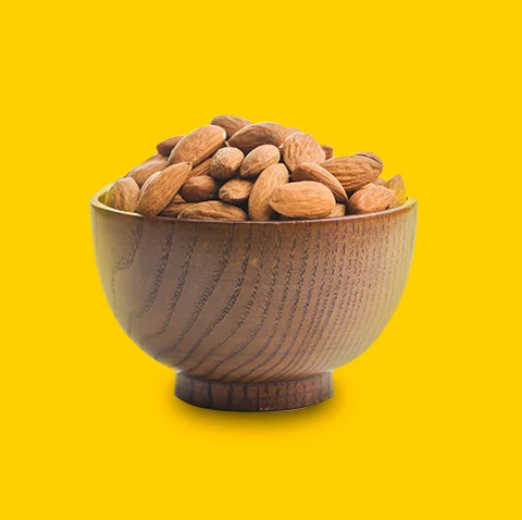 Tazon con almendras